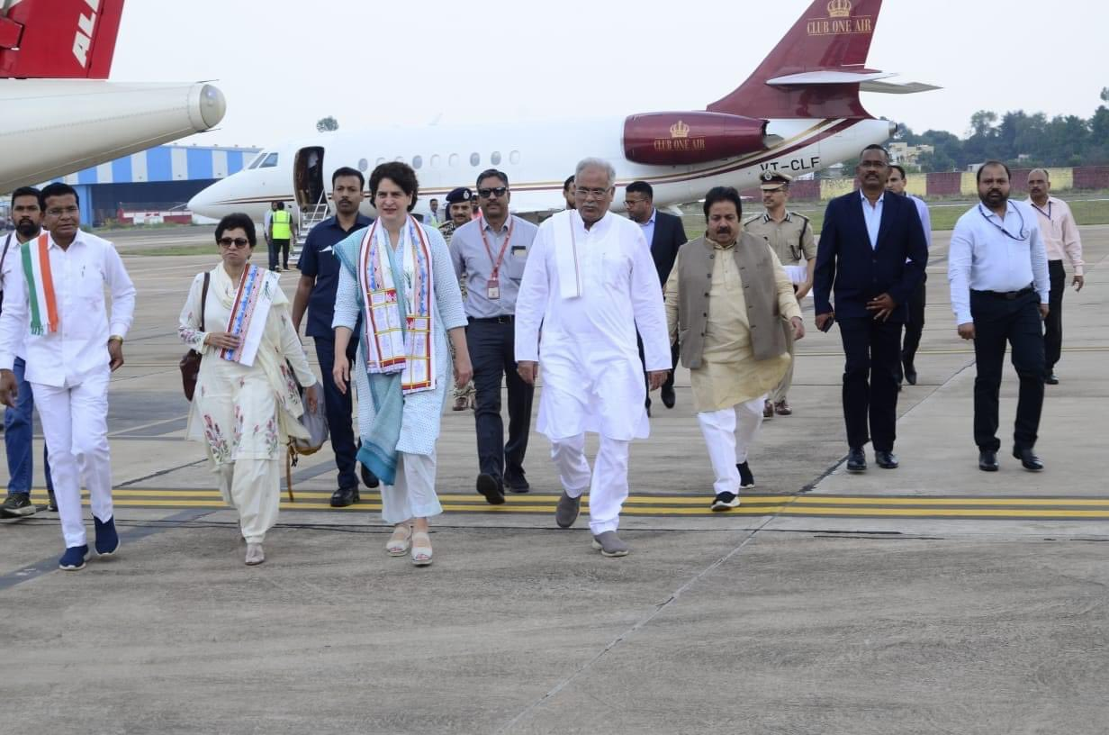 Priyanka Gandhi in Jagdalpur