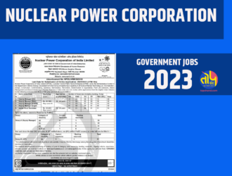 Nuclear Power Corporation Government Jobs 2023