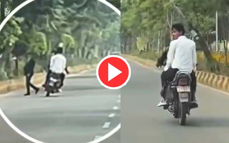 Raipur Bike Stunt Viral Video