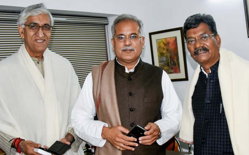 bhupesh baghel, ts singhdeo, tamradhwaj sahu, charandas mahant