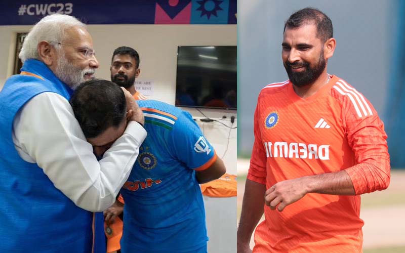 mohammad shami with pm modi