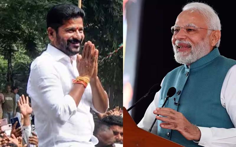 PM Modi congratulated Telangana's new CM Revanth Reddy