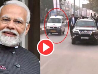 Prime Minister Narendra Modi stopped his convoy, PM Modi Varanasi Road Show